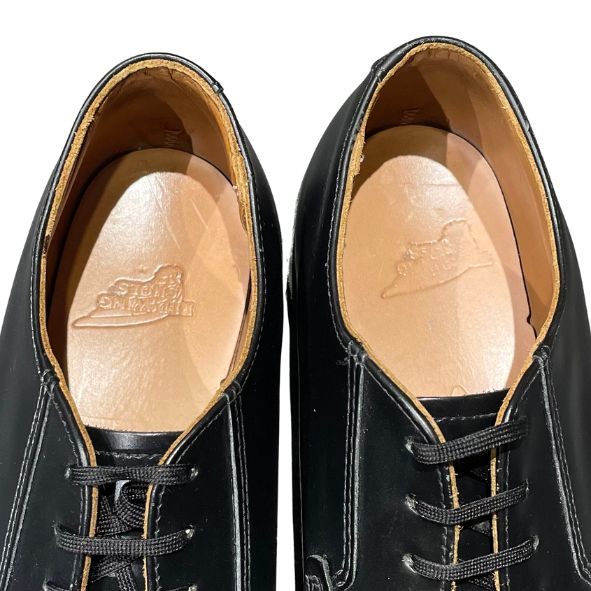 レッドウイング レザーシューズ ポストマン オックスフォード 101 メンズ サイズ7.5D ブラック REDWING ビジネスシューズ 約25.5cm【LA】【中古】
