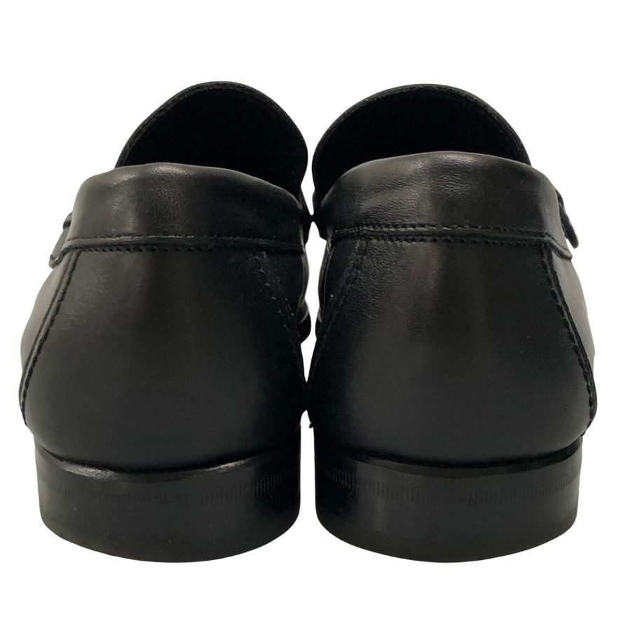 サルヴァトーレフェラガモ ローファー ガンチーニ 14301 レザー ブラック メンズ サイズ UK 7 Salvatore Ferragamo 約25.5cm【AFC44】