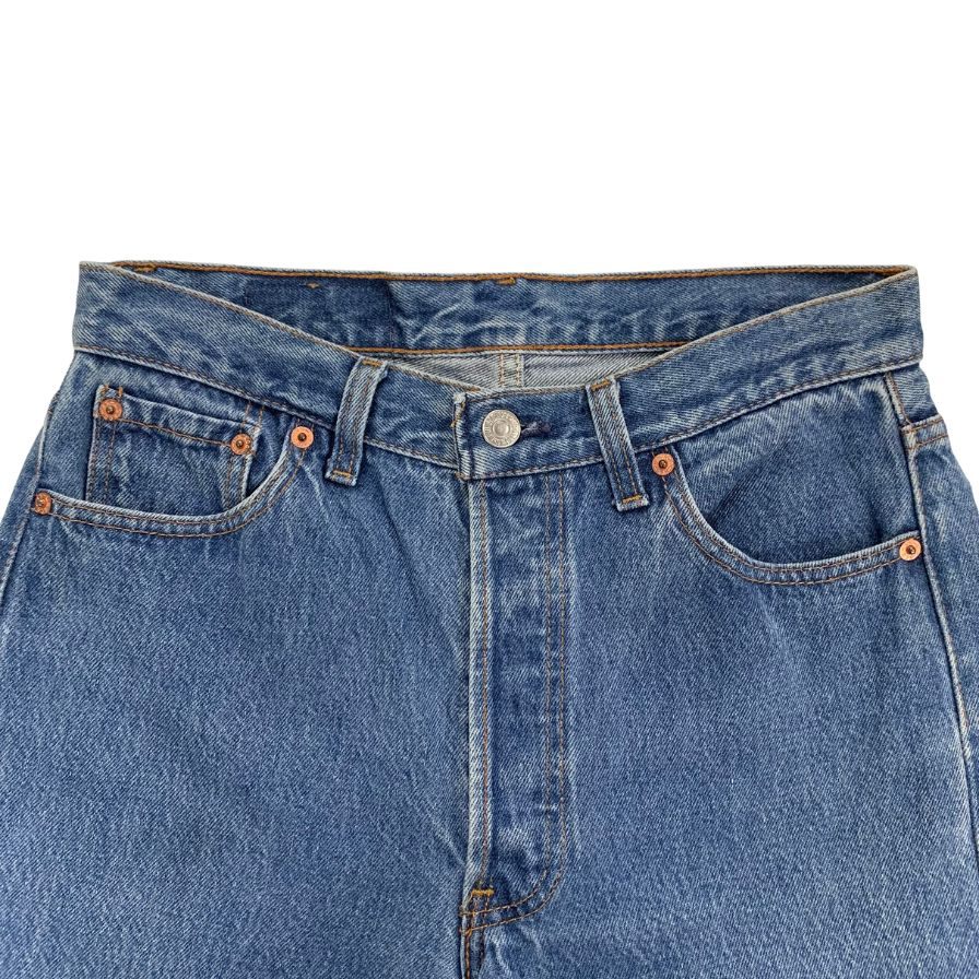 リーバイス デニム 501 90年代 USA製 ボタン裏501 裾グラデーション インディゴ メンズ サイズ W30 L32 LEVI’S 【AFB24】