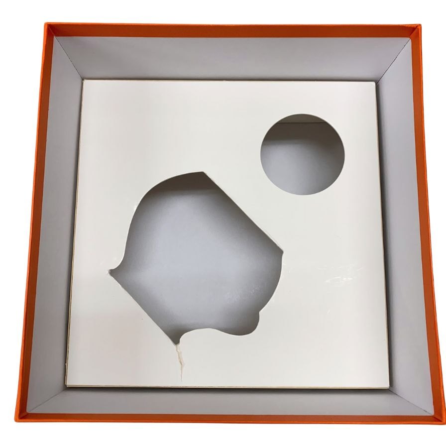 エルメス シエスタ ポット 花柄 ホワイト HERMES【AFI28】【中古】