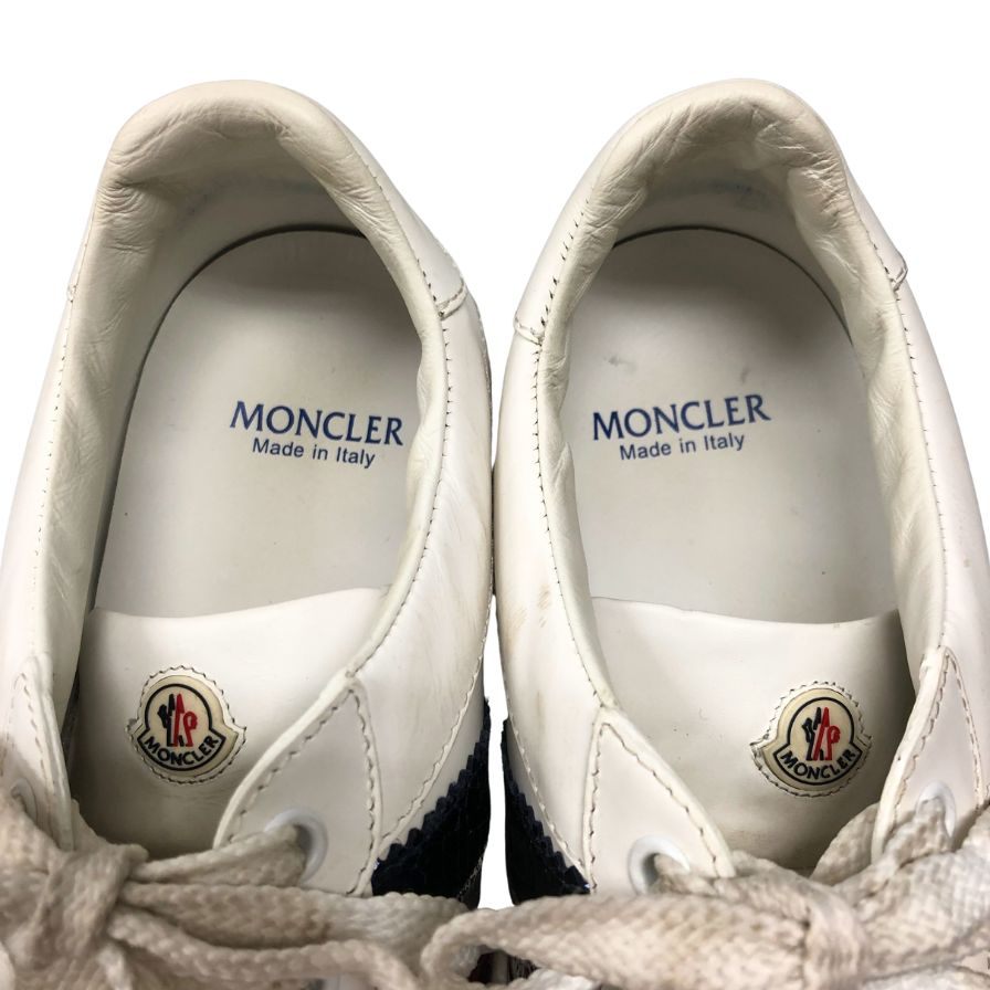 モンクレール スニーカー モナコ レザー レディース サイズ39.5 MONCLER 約26.0cm【AFC31】
