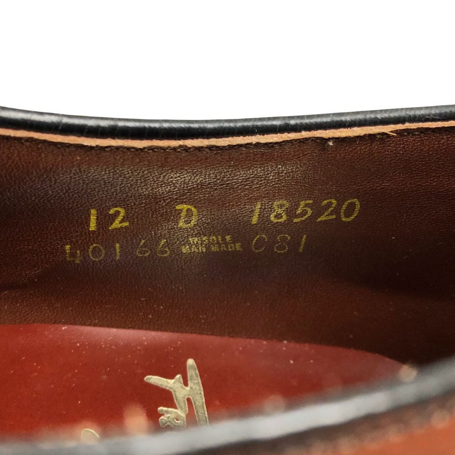 フレンチシュライナー レザーシューズ プレーントゥ 40166 サイズUK12D FRENCH SHRINER 約30.0cm【AFC41】