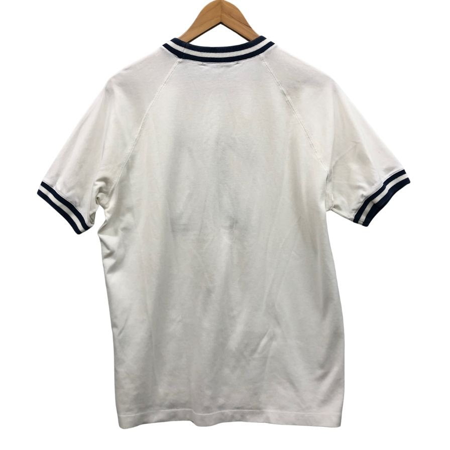 美品◆ルイヴィトン Tシャツ アップサイドダウン ビッグロゴ ホワイト メンズ サイズL Louis Vuitton 【AFB25】