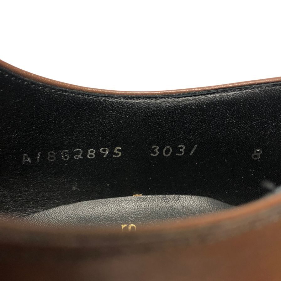 シェットランドフォックス レザーシューズ セミブローグ 3031 メダリオン メンズ ブラウン系 サイズUK8 SHETLANDFOX 約27.0cm【AFD15】
