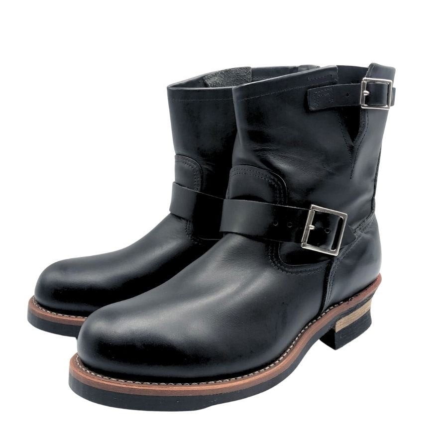 red wing shoes レザーエンジニアブーツ ブラック レッドウィング ブーツ レディース 本革 RED WING 3470 ［Black