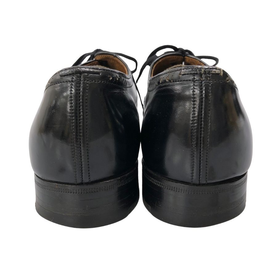 チャーチ レザーシューズ legate ローカット パンチドキャップトゥ ブラック メンズ サイズ6ハーフ Church's 約25.5cm【AFC1】
