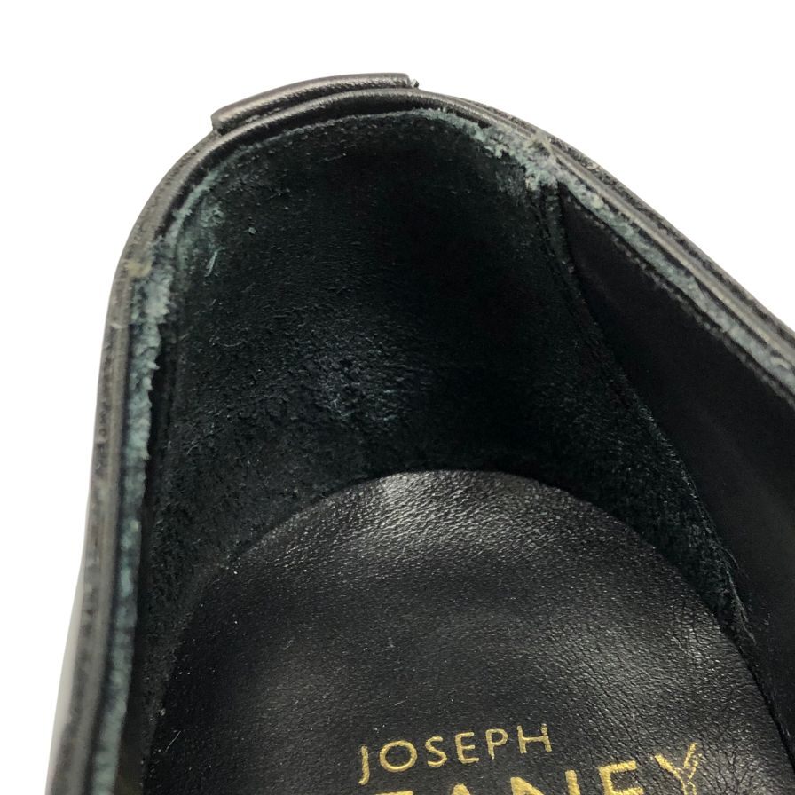 チーニー レザーシューズ ジェフェリー ストレートチップ カーフ ブラックUK6 CHEANEY 約25.0cm【AFC33】