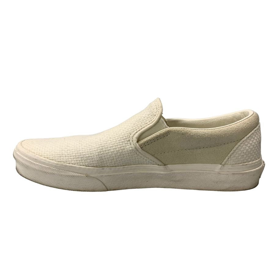 ヴァンズ スリッポン 500714 ホワイト メンズ サイズ 25.5cm VANS 約25.5cm【AFC47】