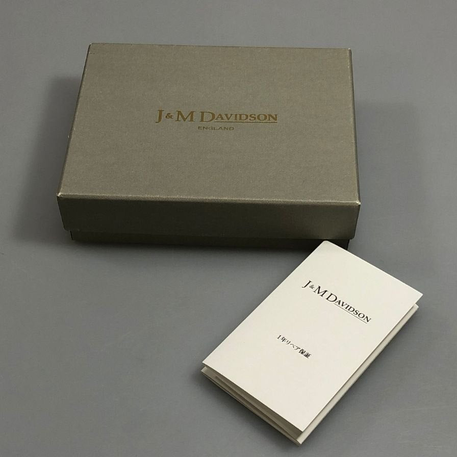 ジェイアンドエム デヴィッドソン ラウンドジップ ミニウォレット ウォーム トープ ライトグレー J&M DAVIDSON【AFB54】