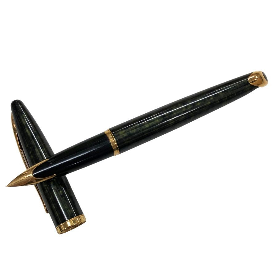 ウォーターマン 万年筆 カレン 18K 750 グリーン ゴールド Waterman Carene【AFI13】
