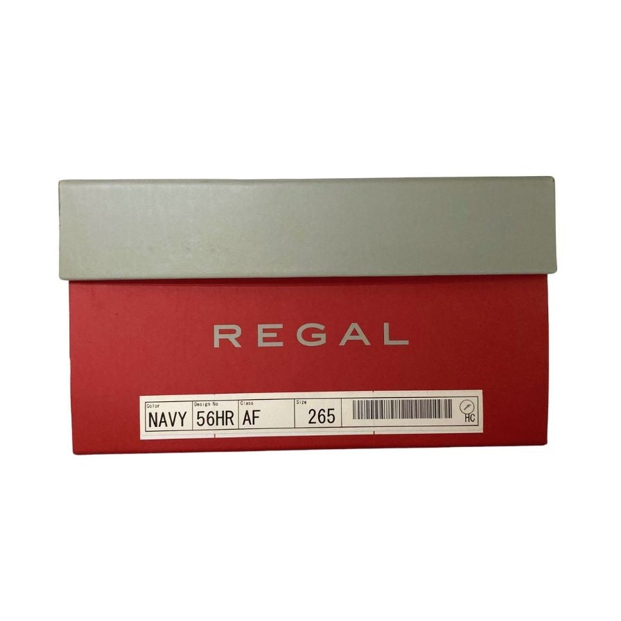 リーガル スリッポン レザー 56HR ネイビー メンズ サイズ26.5 REGAL 約26.5cm【AFD7】
