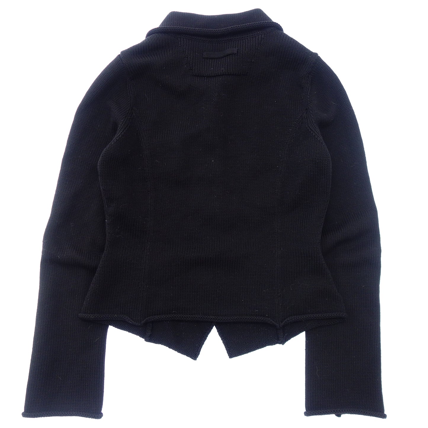 フォクシー ニットカーディガン 襟付き レディース ブラック 40 FOXEY【AFB25】【中古】
