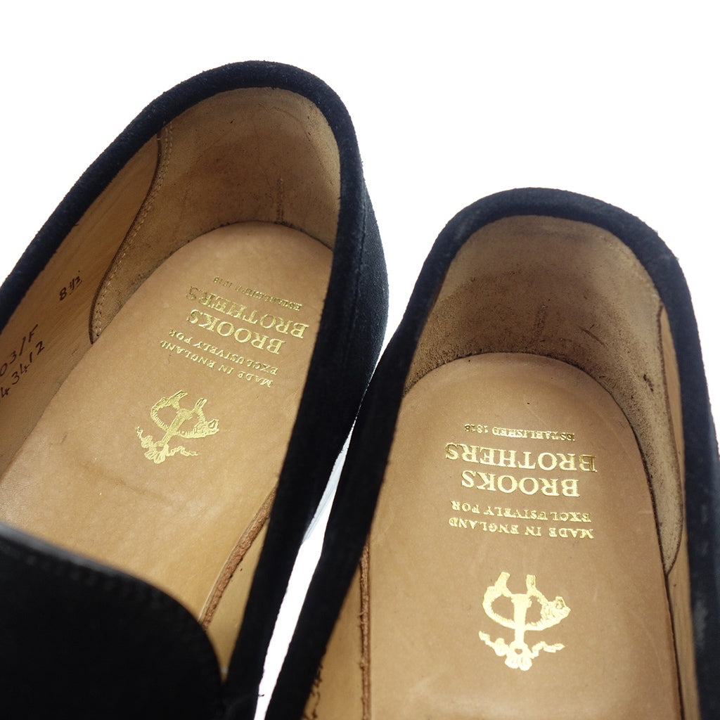 未使用◆チーニー ローファー ブルックスブラザーズ別注 スエード 5203ラスト メンズ 8.5 ブラック CHEANEY Brooks Brothers【LA】