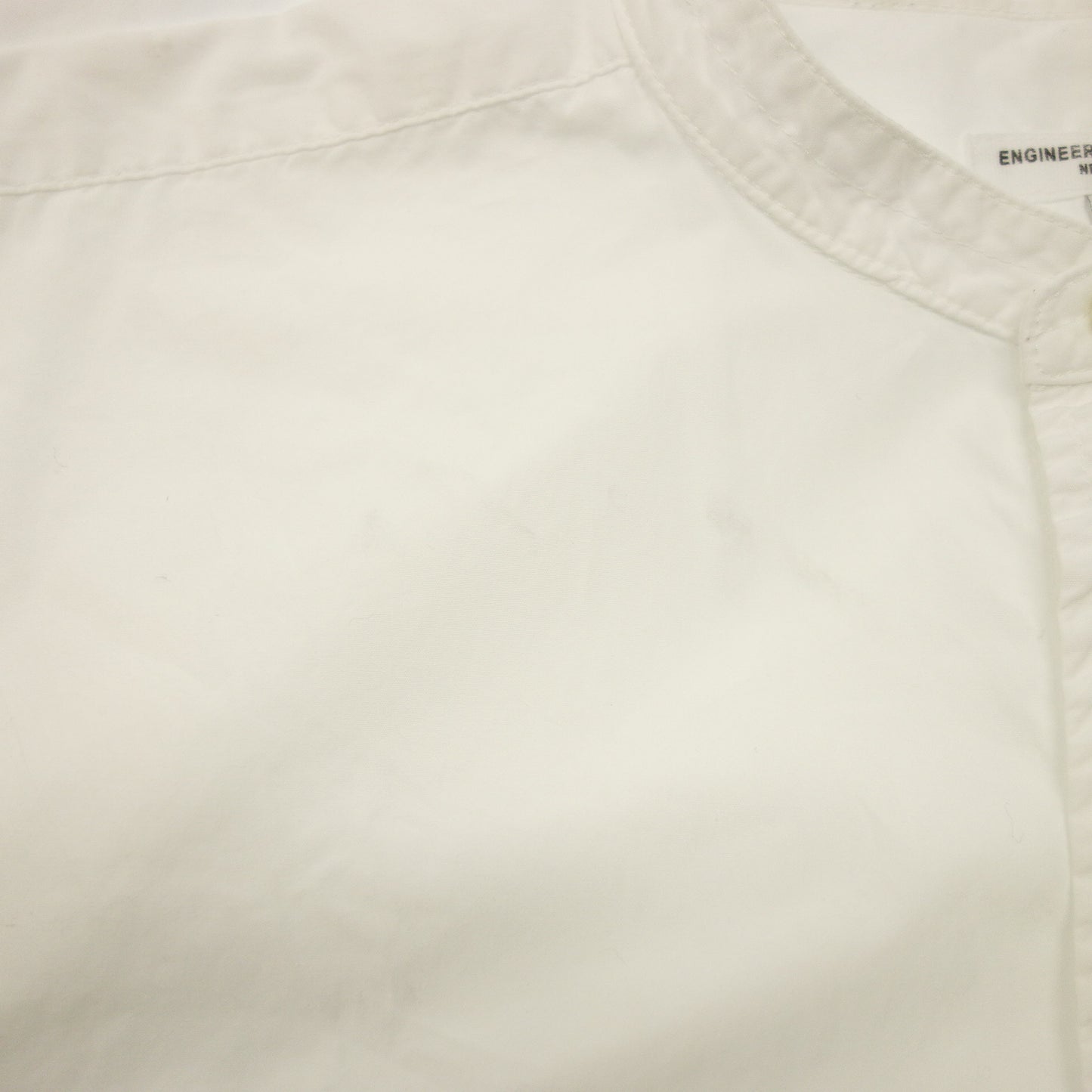 中古◆エンジニアードガーメンツ シャツ バンドカラー メンズ 白 S ENGINEERED GARMENTS【AFB29】