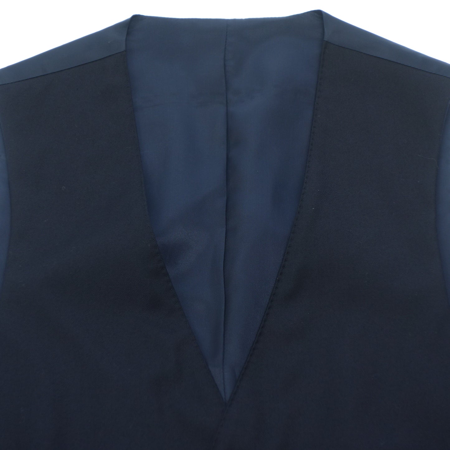 サロット ディ グジ ジレ ベスト ロロピアーナ 48 メンズ ネイビー salotto di guji【AFB37】【中古】