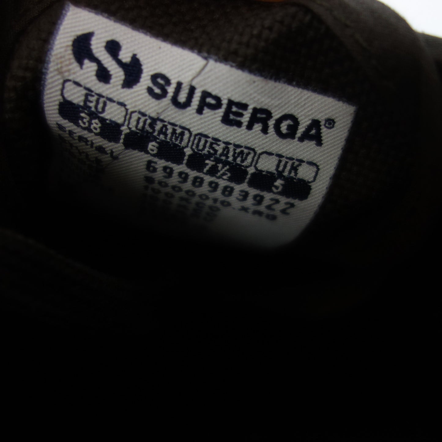 新品同様◆スペルガ ローカット スニーカー メンズ 38 茶系 SUPARGA【AFC52】