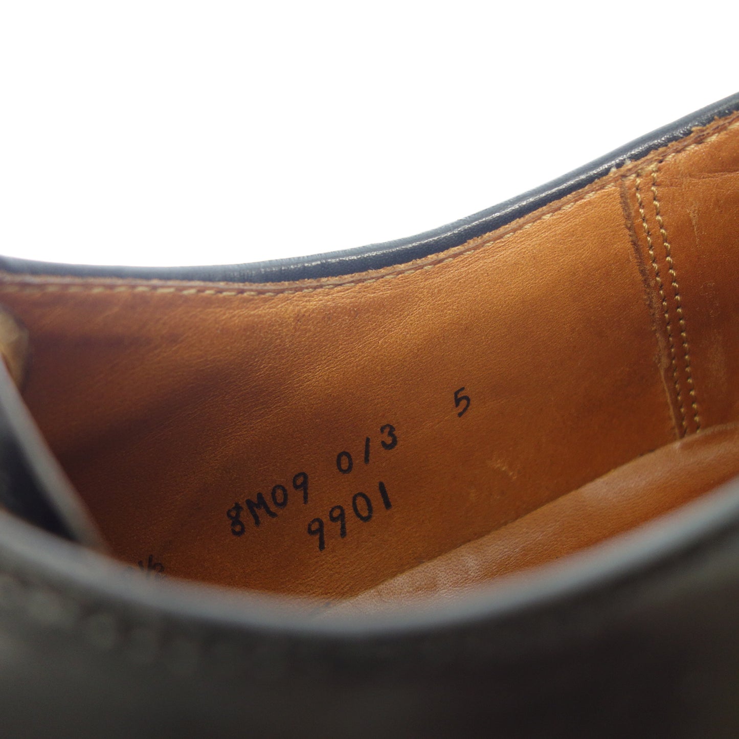 品相良好◆Alden 9901 皮鞋 平头 Cordovan 黑色 US8.5D Alden