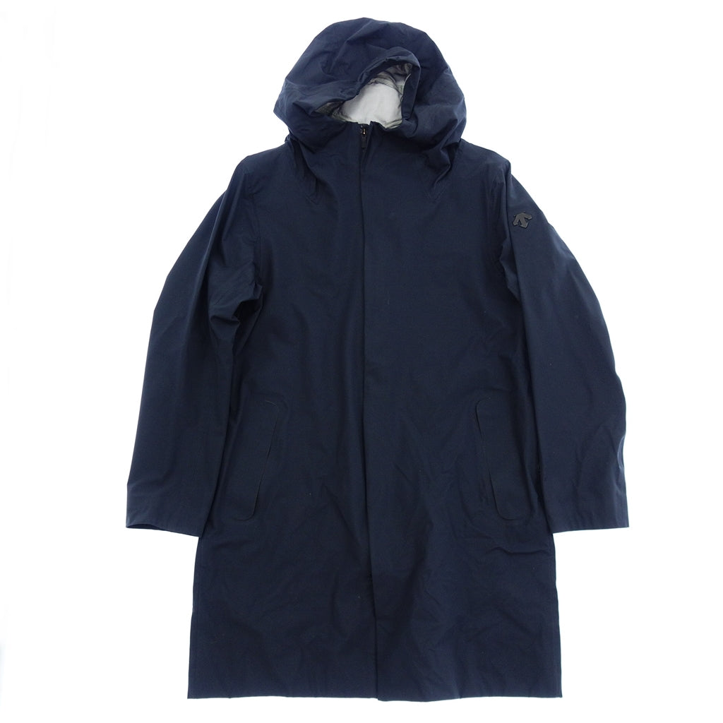 美品◆デサント オルテライン ロングコート メンズ ネイビー サイズL DIA3505 DESCENTE ALLTERAIN【AFB20】