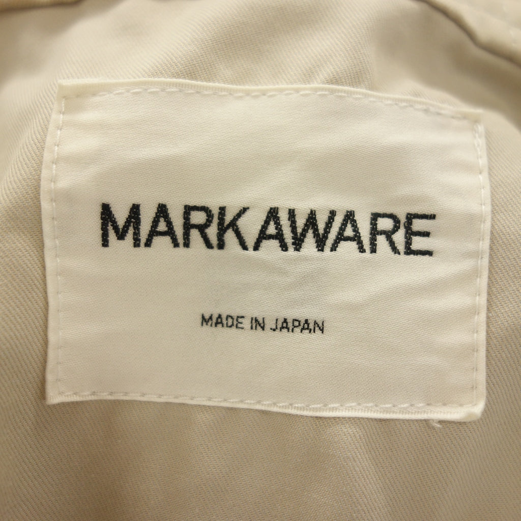 中古◆マーカウェア マウンテンパーカー A12E-10BL02C メンズ サイズ3 ベージュ系 MARKAWARE【AFB26】