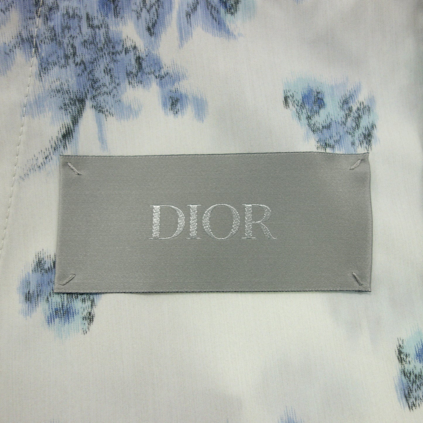 クリスチャンディオール ジャケット フラワー柄 243C424A5645 メンズ ブルー系 46 Christian Dior【AFB40】【中古】
