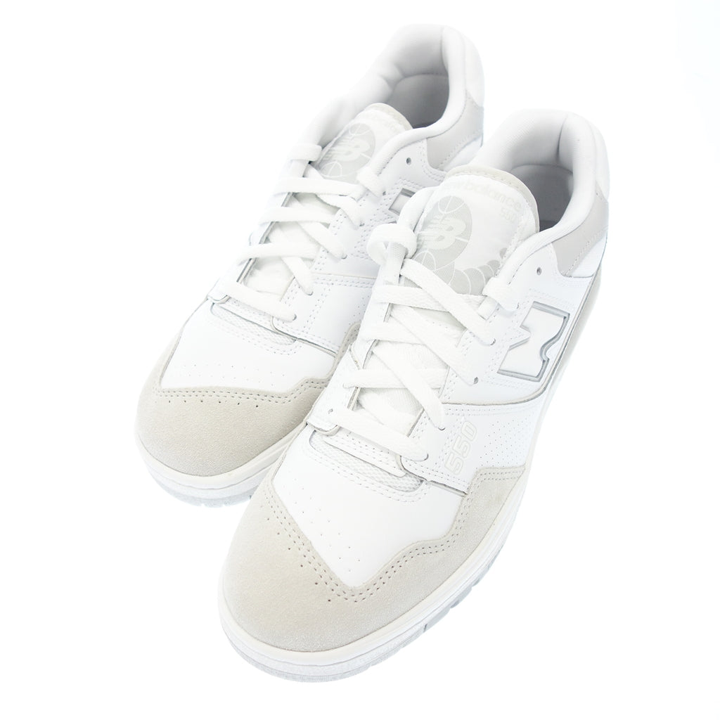 未使用◆ニューバランス スニーカー BB550NCB メンズ サイズ28cm ホワイト&グレー系 new balance【AFD8】