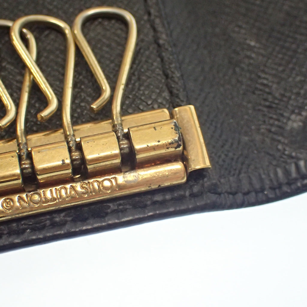 中古◆ルイ ヴィトン エピ 4連 キーケース ノワール M63822 LOUIS VUITTON【AFI4】