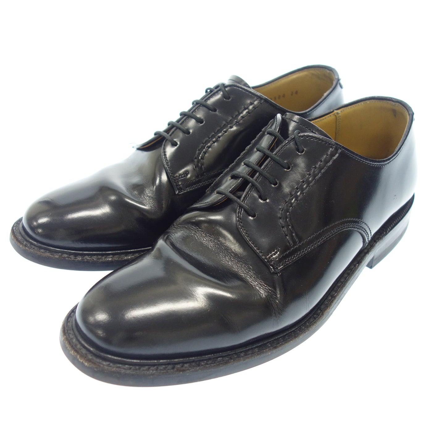 リーガル レザーシューズ プレーントゥ メンズ 24 黒 REGAL【AFC26】【中古】