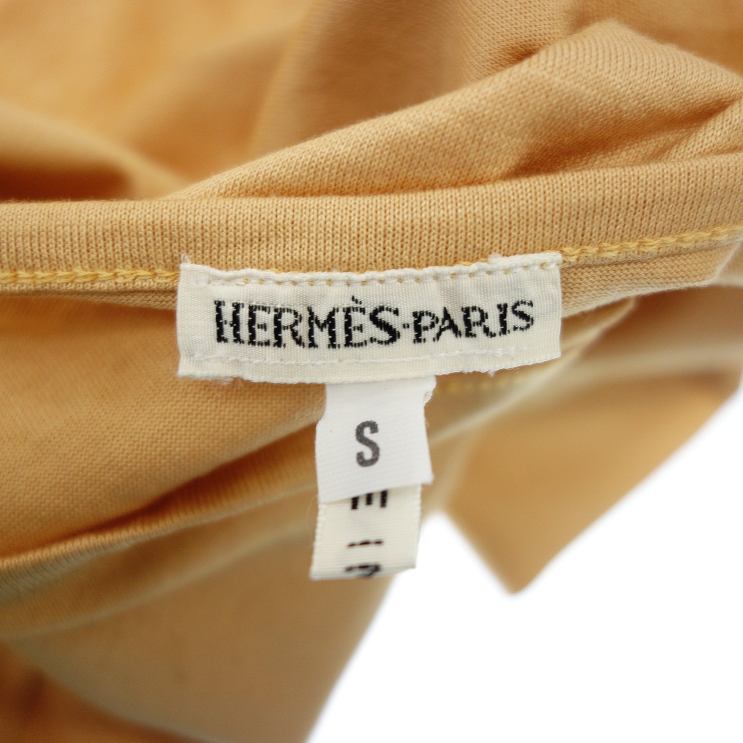 エルメス 長袖カットソー マルジェラ期 レディース オレンジ S HERMES【AFB40】【中古】