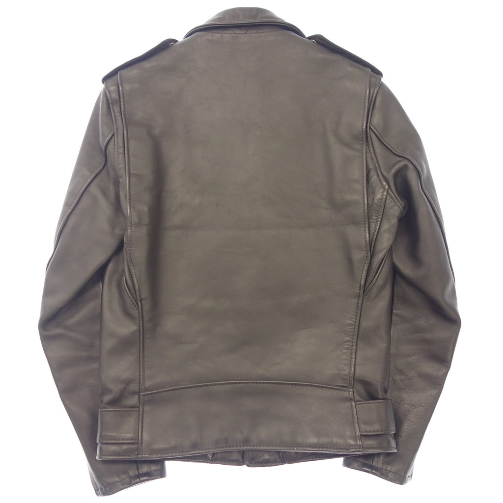 美品◆ショット ダブルライダースジャケット Arrow メンズ サイズ34 ブラック Schott【AFG1】