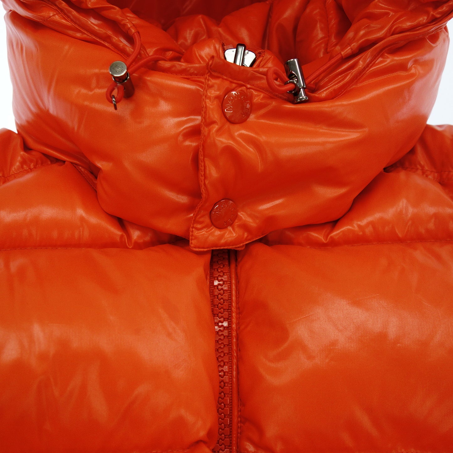 美品◆モンクレール ダウンジャケット 16AW MAYA サイズ4 オレンジ メンズ MONCLER【AFA2】
