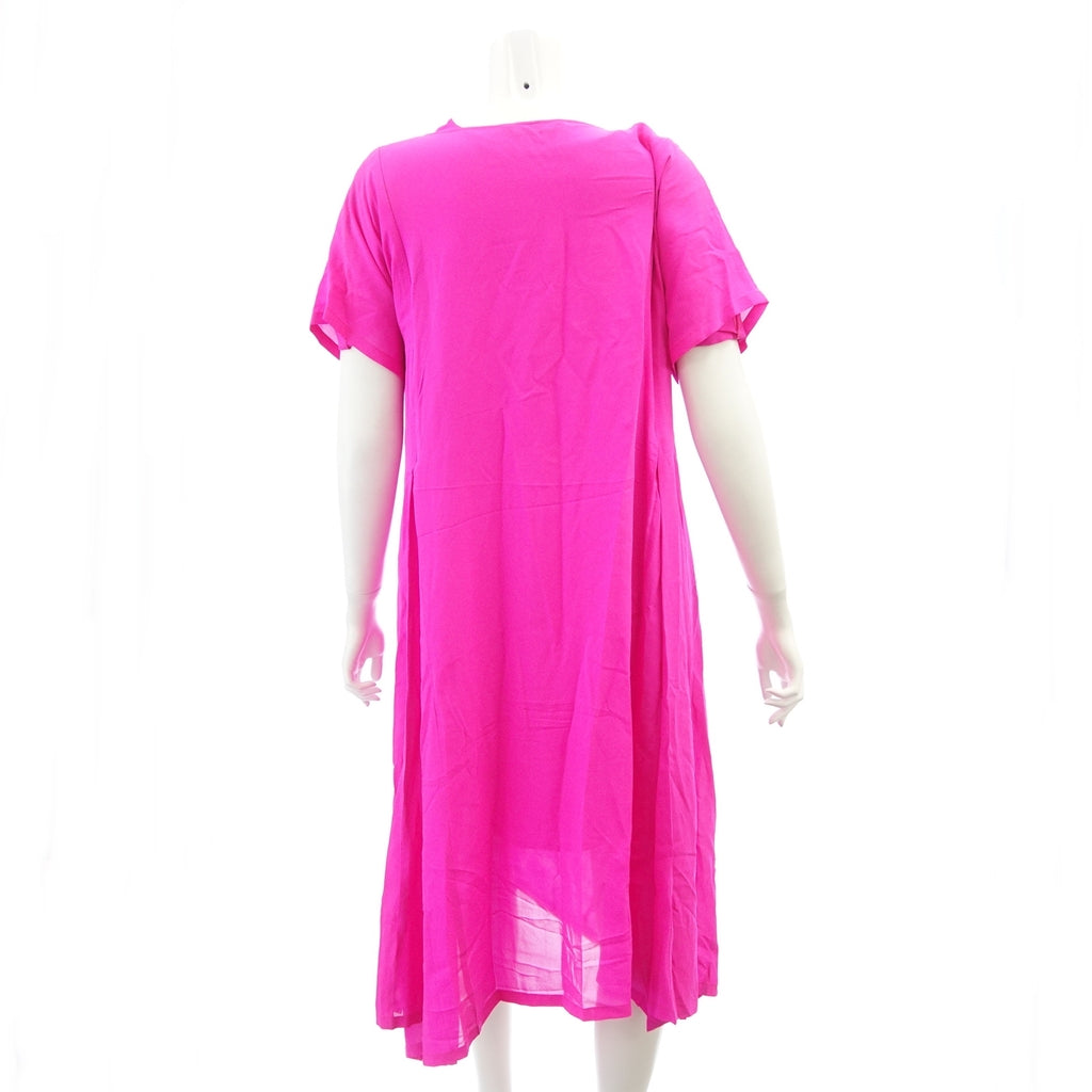 美品◆ジルサンダー シルク ワンピース 変形 レディース ピンク 36 JIL SANDER【AFB50】