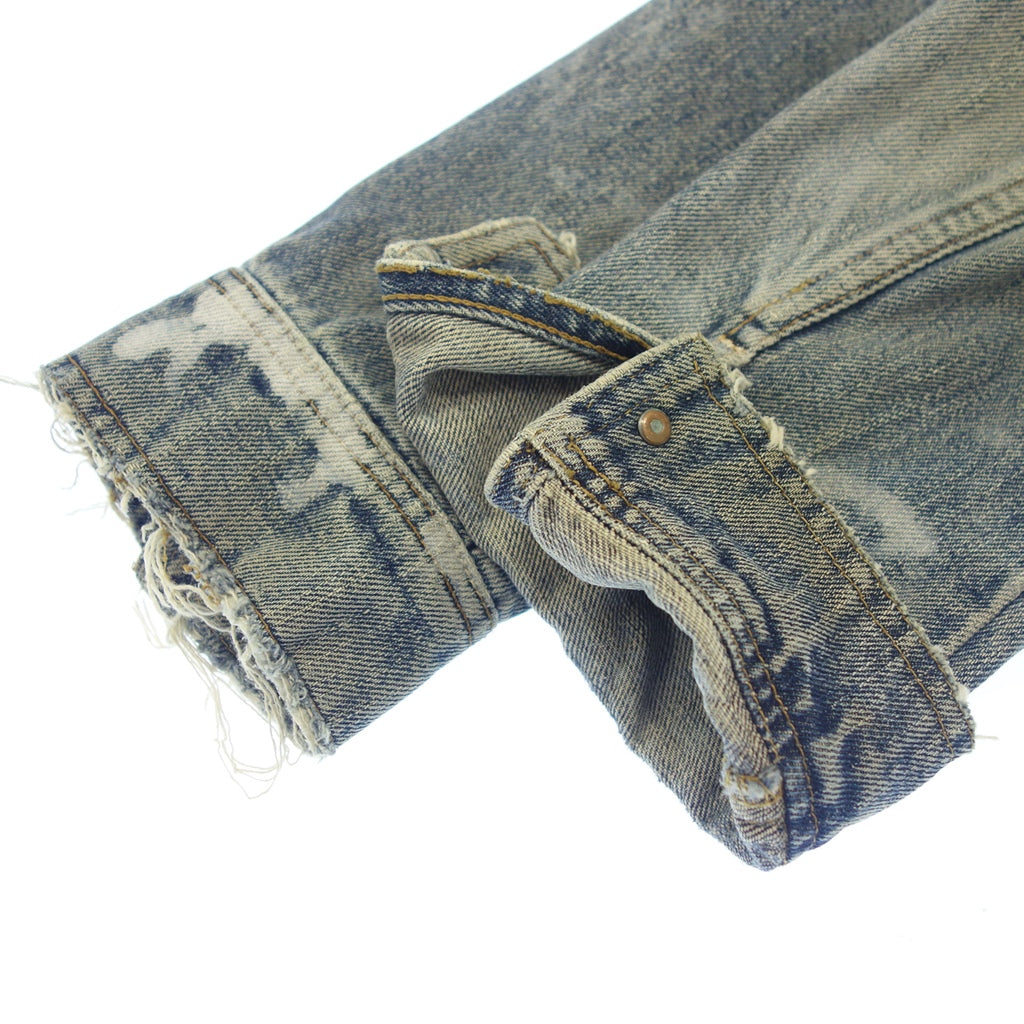 中古◆ドルチェ&ガッバーナ デニムジャケット 9338 ダメージ加工 メンズ ブルー系 サイズL DOLCE&GABBANA【AFB37】