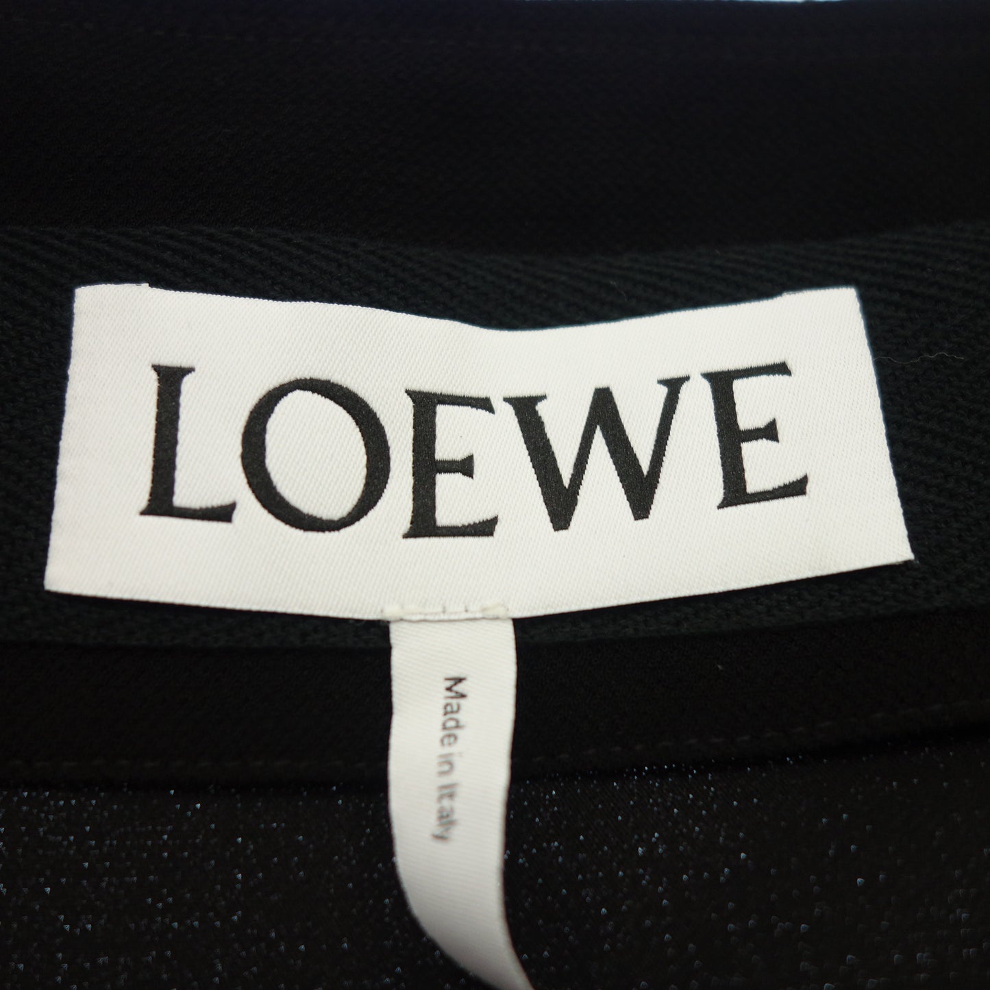 中古◆ロエベ スカート ポリエステル 黒 サイズ38 レディース LOEWE【AFB28】