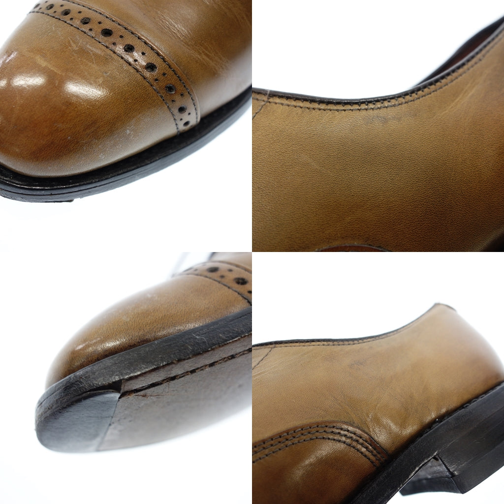 美品◆アレン エドモンズ レザーシューズ ストレートチップ 5706 メンズ 8.5 ブラウン ALLEN EDMONDS【AFD6】