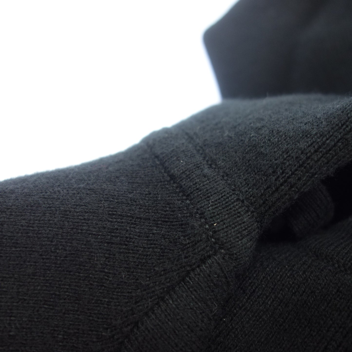 美品◆セオリー リュクス パーカー ニット プルオーバー カシミヤ混 レディース ブラック系 サイズ38 theory luxe【AFB51】