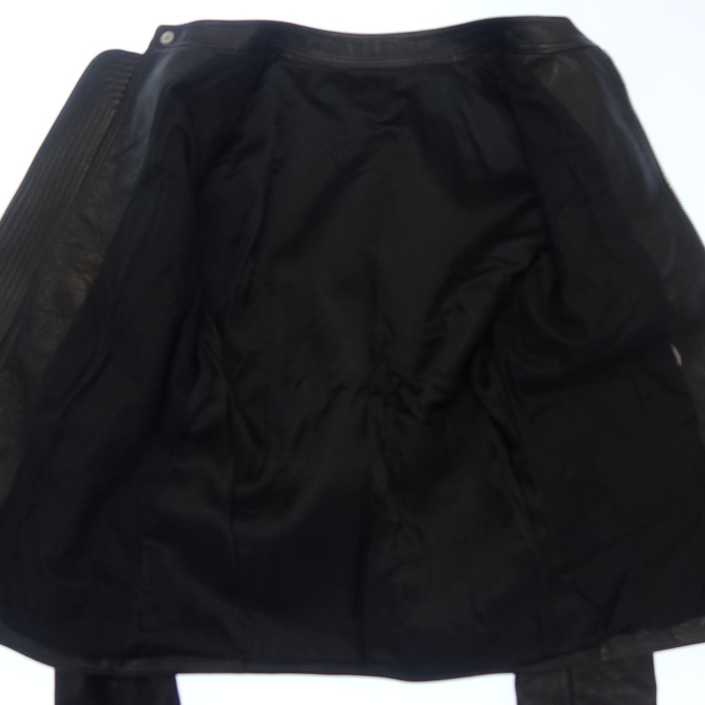 リック オウエンス シングル レザージャケット メンズ 48 黒 Rick Owens【AFG1】【中古】