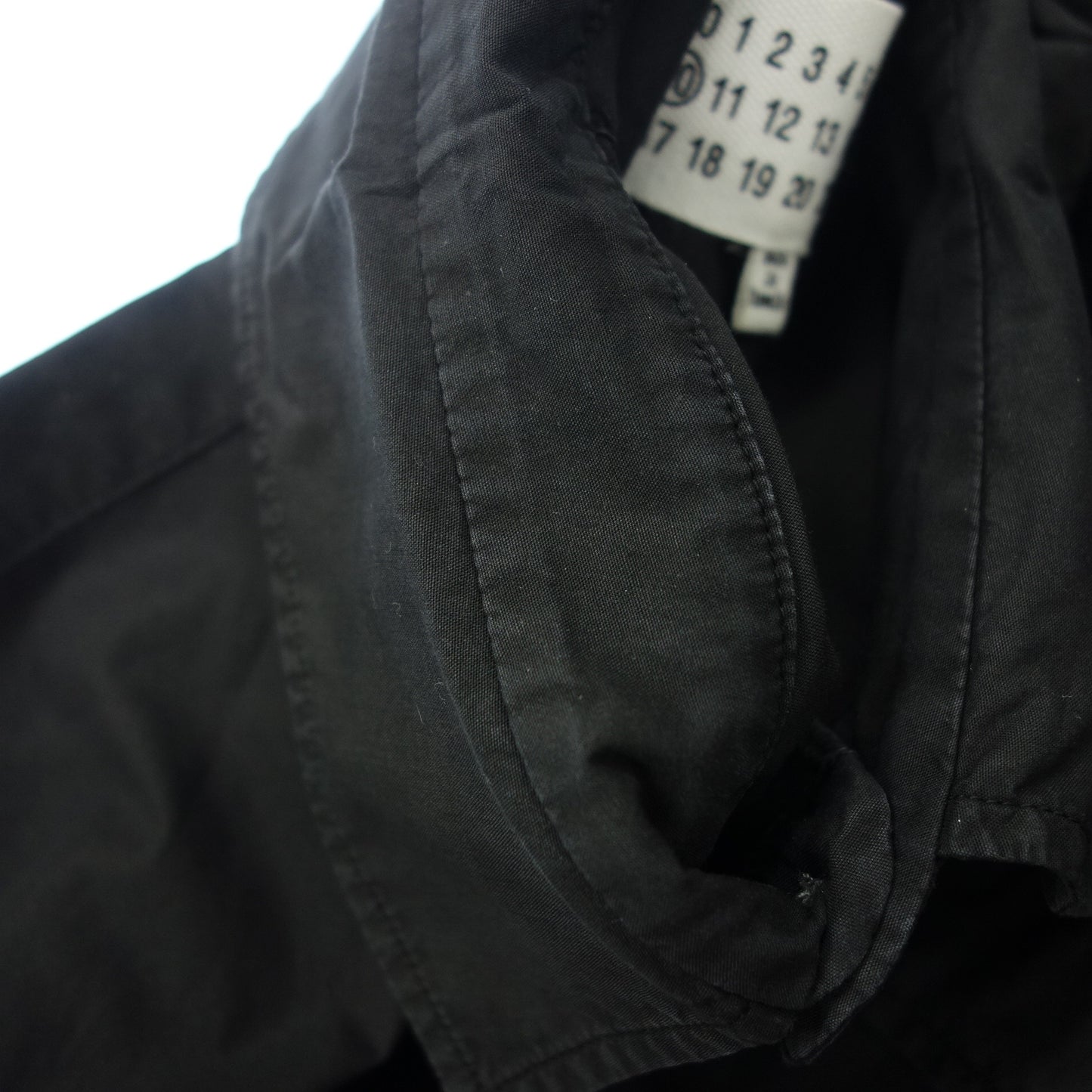 メゾン マルタン マルジェラ スリムフィット シャツ メンズ ブラック 46 MAISON MARTIN MARGIELA【AFB10】【中古】