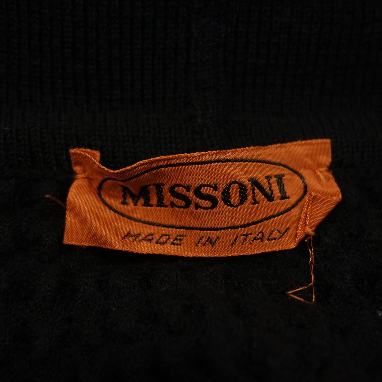 美品◆ミッソーニ ロングニットカーディガン ベルト付き ブラック サイズ42 レディース MISSONI【AFB14】
