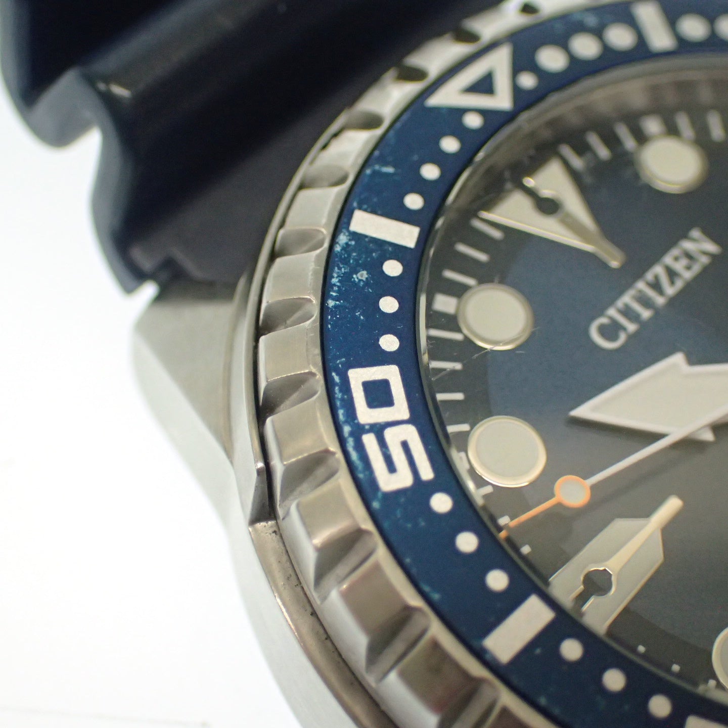 シチズン 腕時計 メガダイバー オートマティック 文字盤紺 シルバー×紺 CITIZEN【AFI2】【中古】
