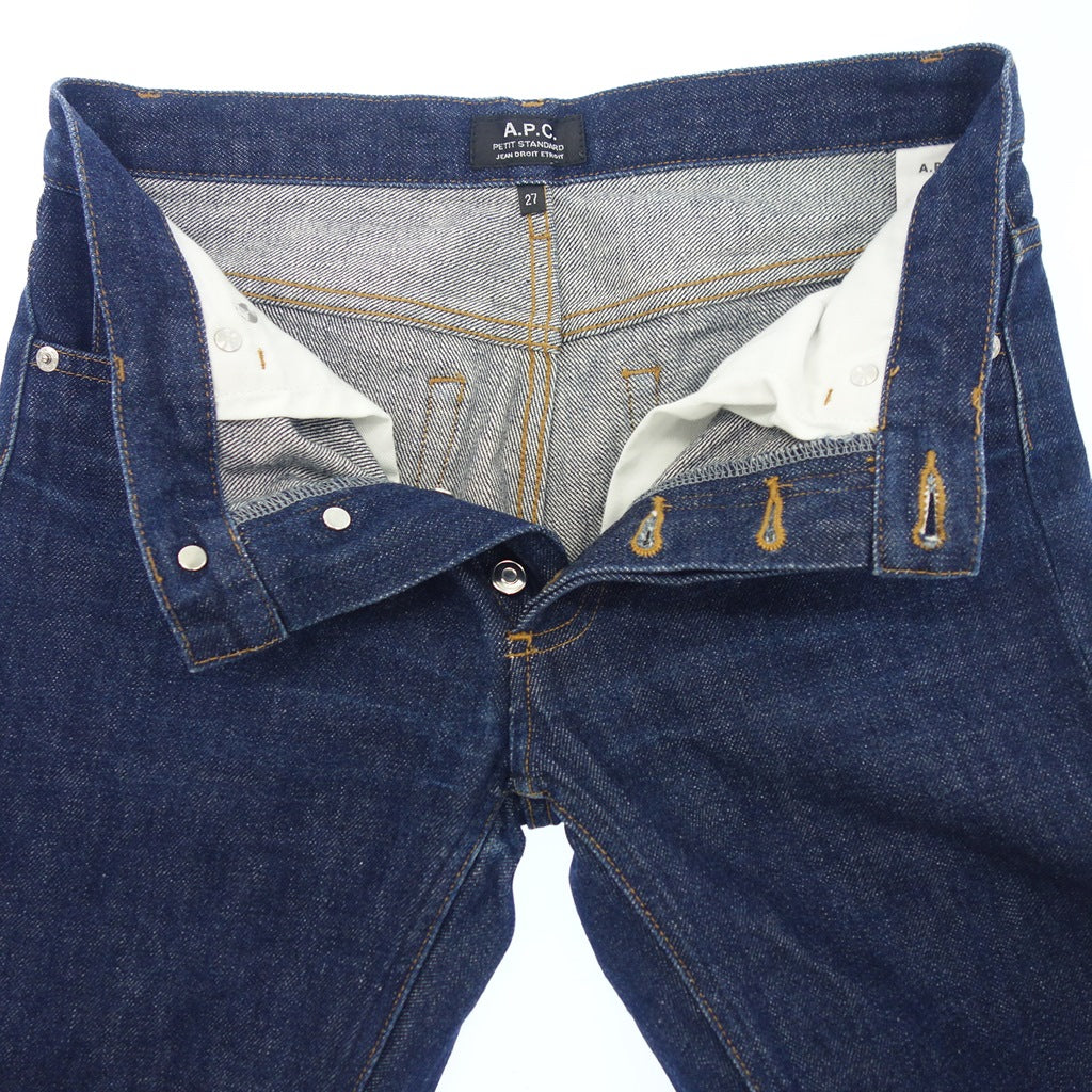 美品◆アーペーセー デニムパンツ プチスタンダード 27 コットン レディース インディゴ サイズ27 A.P.C. PETIT STANDARD【AFB12】