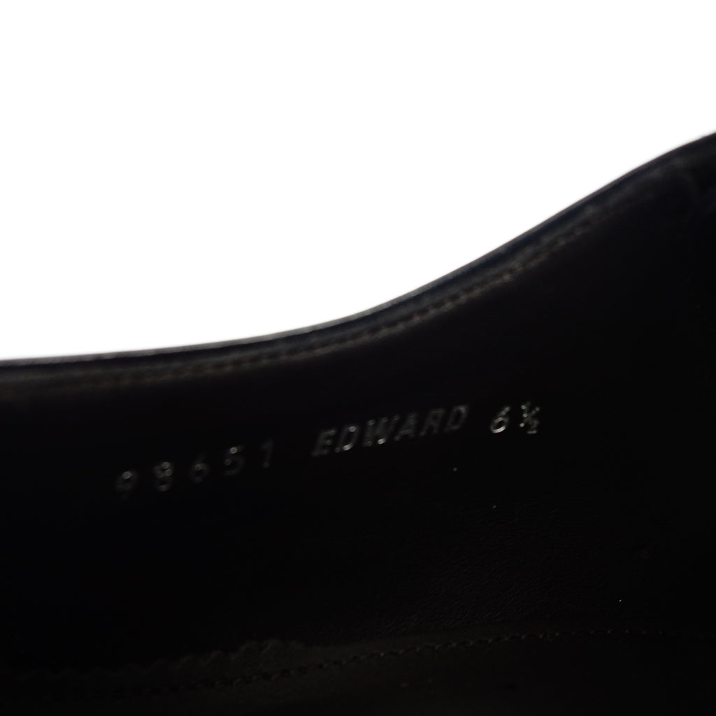 新品同様◆ジャランスリワヤ レザーシューズ 98651 プレーントゥ メンズ 6.5 ブラック系 JALAN SRIWIJAYA【LA】