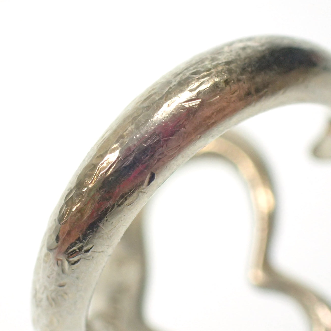 中古◆ティファニー リング 指輪 オープンハート エルサペレッティ SV925 7号 シルバー Tiffany&Co.【AFI17】