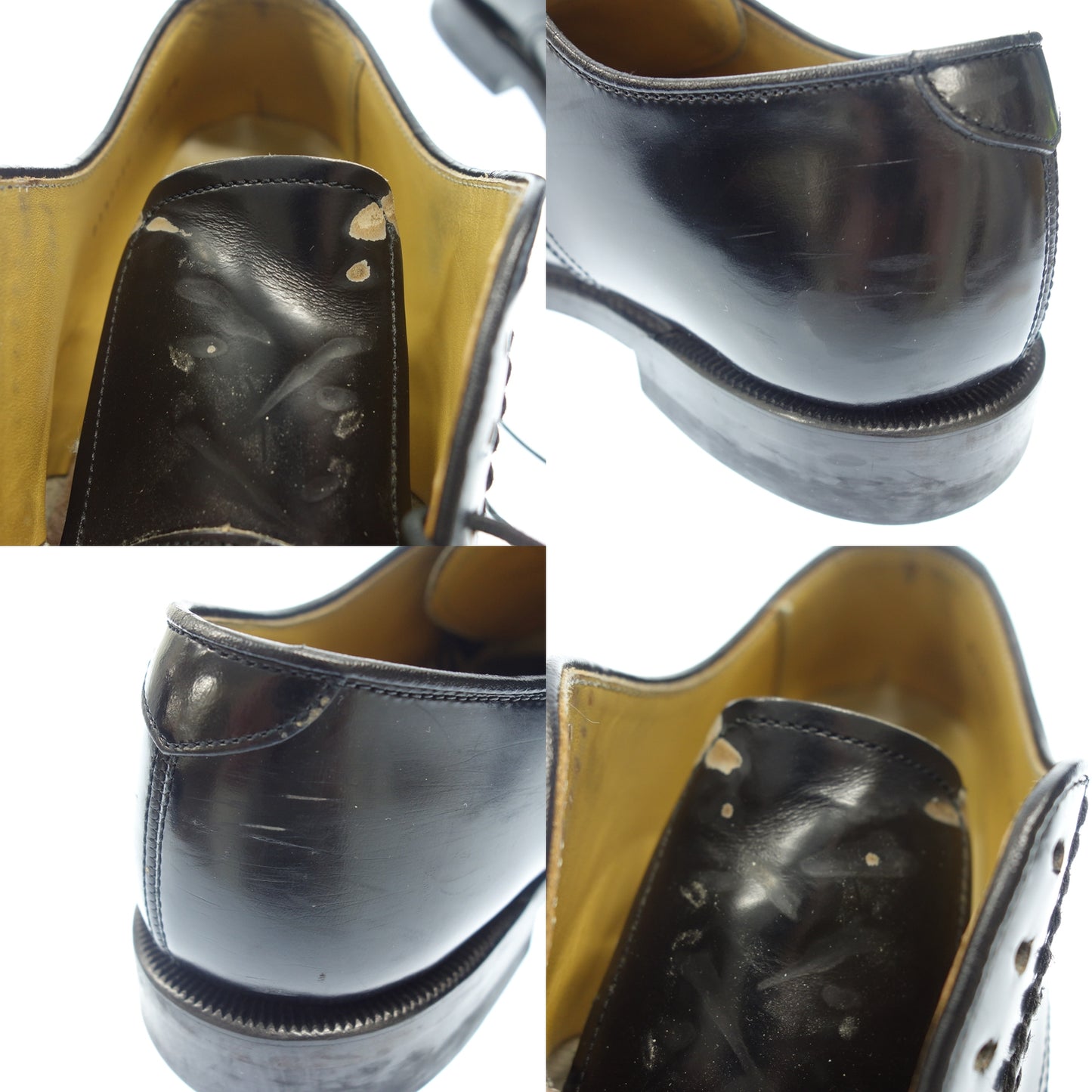 リーガル レザーシューズ プレーントゥ メンズ 24 黒 REGAL【AFC26】【中古】