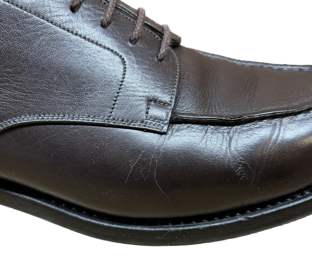 Used ◆JM Weston leather shoes U tip 641 golf dark brown 8E JMWESTON