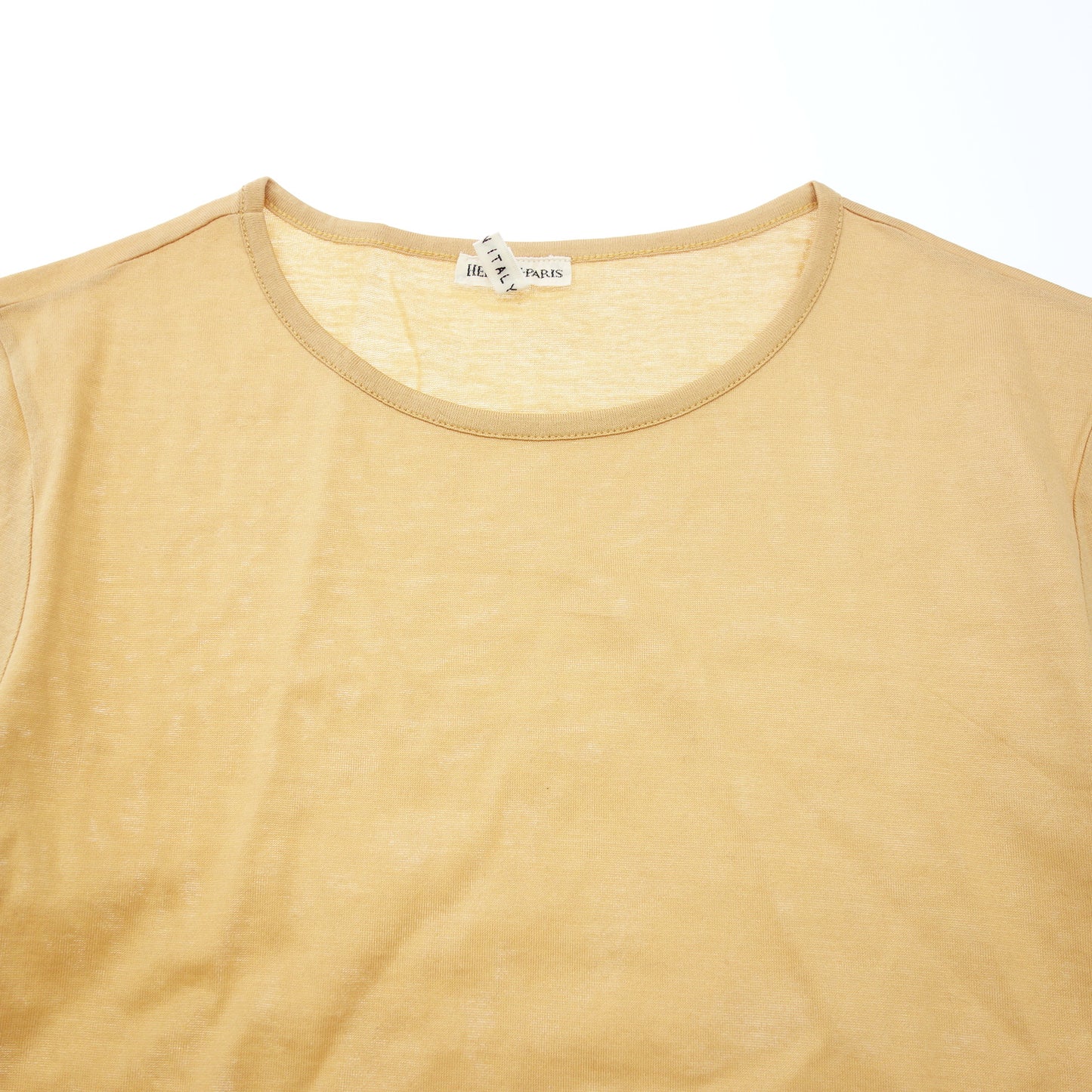 エルメス 長袖カットソー マルジェラ期 レディース オレンジ S HERMES【AFB40】【中古】