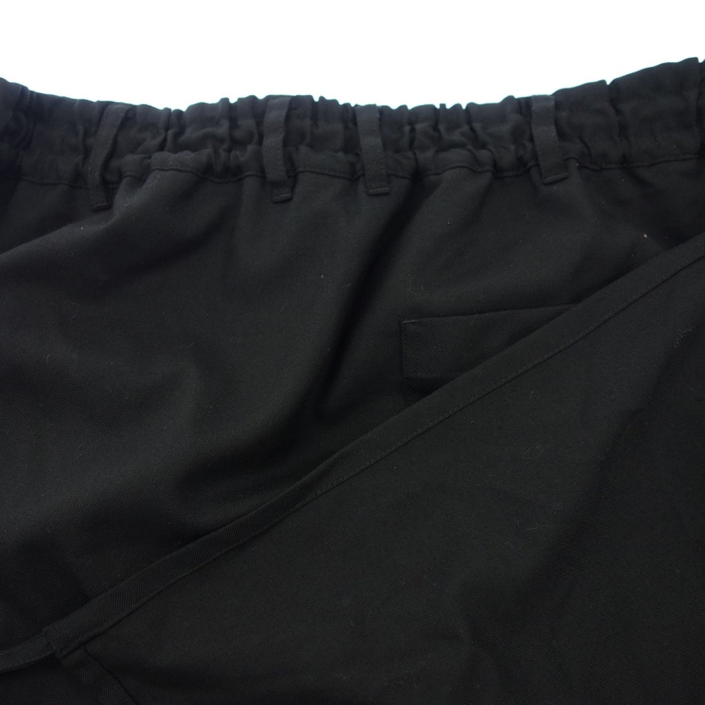 美品◆グラウンド ワイ パンツ 変形3WAYスカパン GV-P18-100 メンズ ブラック サイズ3 Ground Y【AFB26】