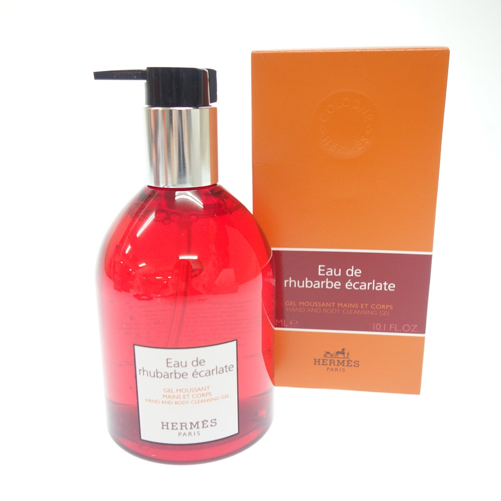 新品同様◆エルメス オードゥルバーブエカルラット ハンド＆ボディクレジングジェル 300ml Hermès【AFI12】