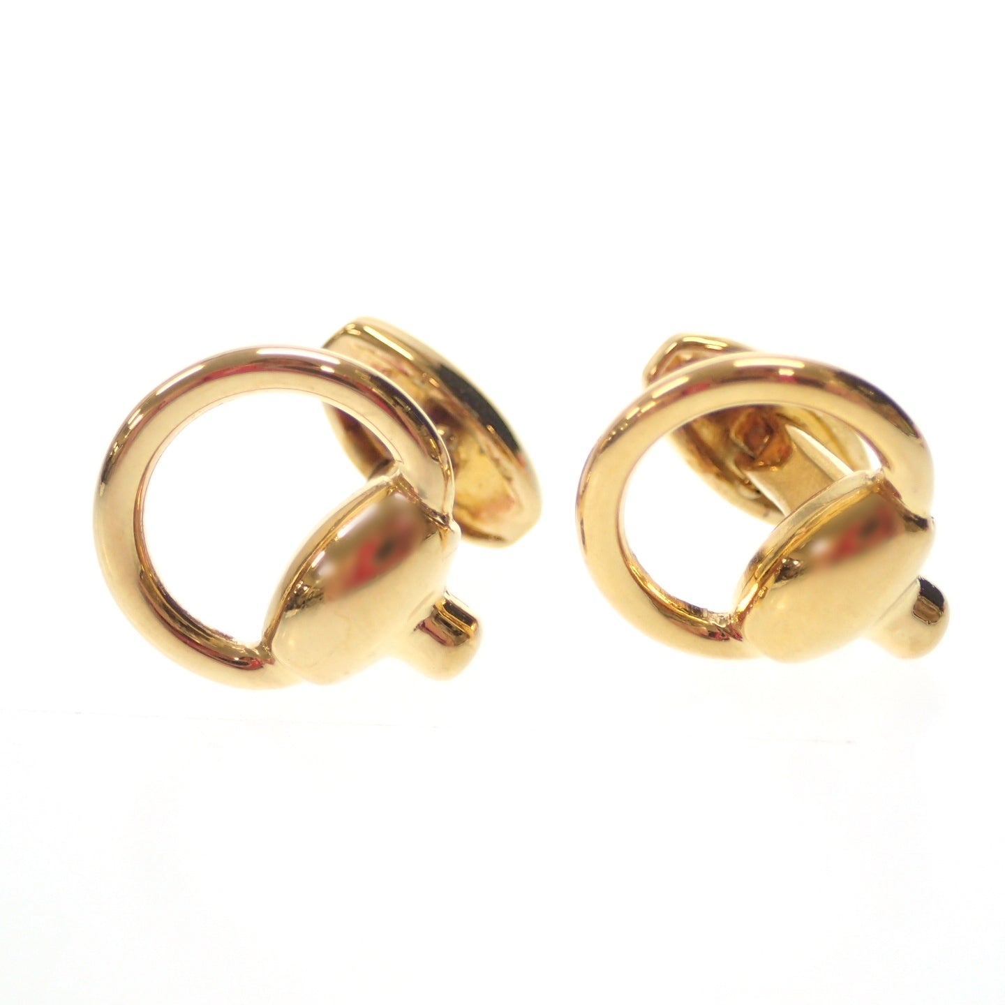 グッチ カフス ネクタイピン ホースビット ゴールド GUCCI【AFI8】【中古】