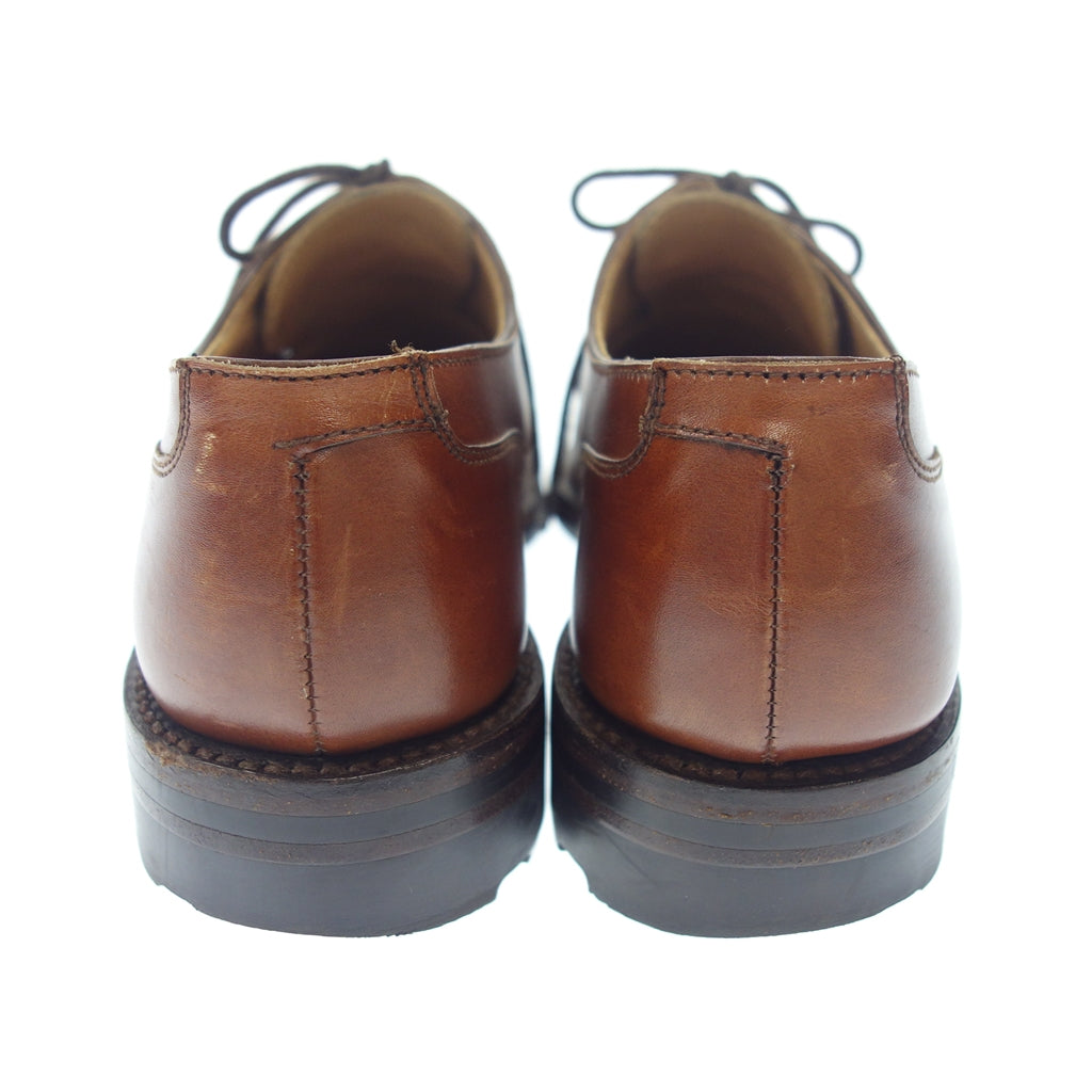 中古◆クロケット&ジョーンズ Uチップ レザーシューズ ウェックスフォード メンズ ブラウン サイズ6E Crockett&Jones WEXFORD【AFC44】