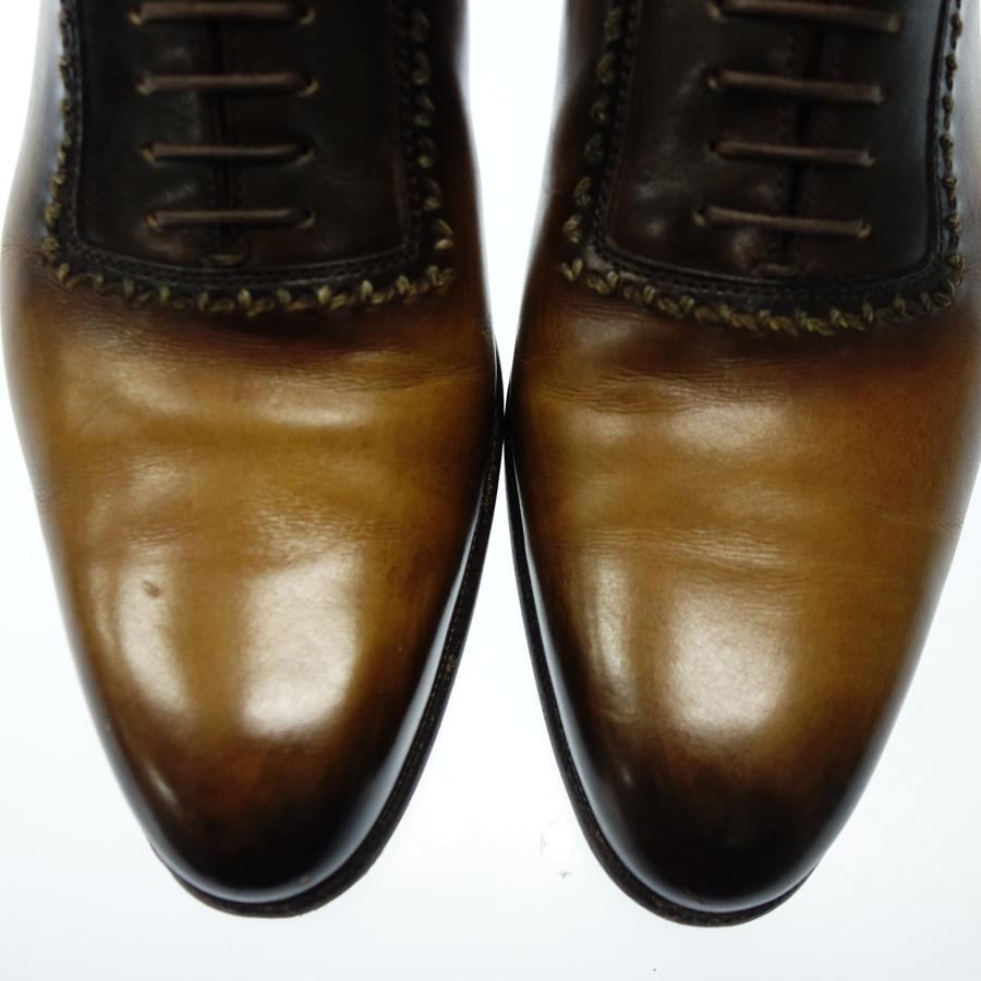 美品◆ベルルッティ シューズ オックスフォード メンズ 5.5 茶 BERLUTI【LA】